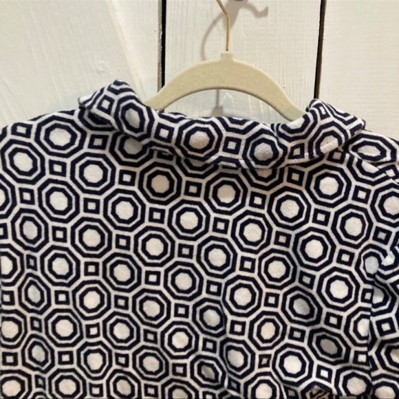 Tory Burch white black geometric swim cover up dress Medium - Picture 5 of 6